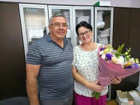 День рождения  в работе