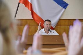 Заседание Черноморского районного совета