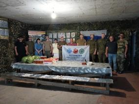 Делегация из Черноморского района навестила военнослужащих с гуманитарной помощью  и тёплыми пожеланиями