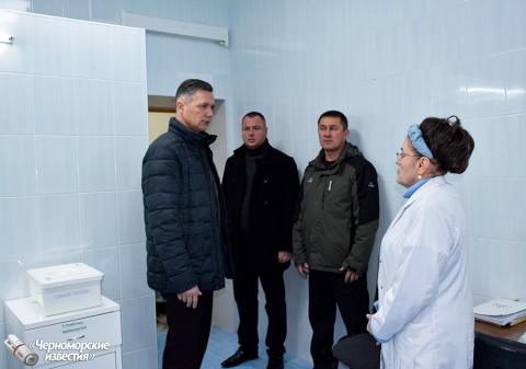 Обновление  медицинских учреждений  Черноморского района 