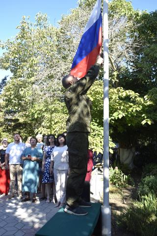 ДЕНЬ ГОСУДАРСТВЕННОГО ФЛАГА РОССИЙСКОЙ ФЕДЕРАЦИИ  В ЧЕРНОМОРСКОм РАЙОНе