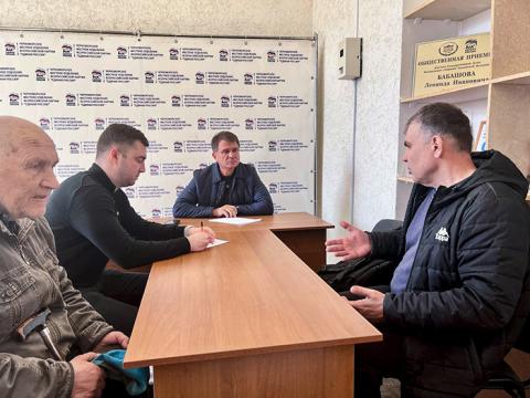 Депутат Государственной Думы РФ  с рабочим визитом посетил  Черноморский район